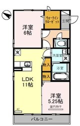 ウィスタリア　Ｇの物件間取画像